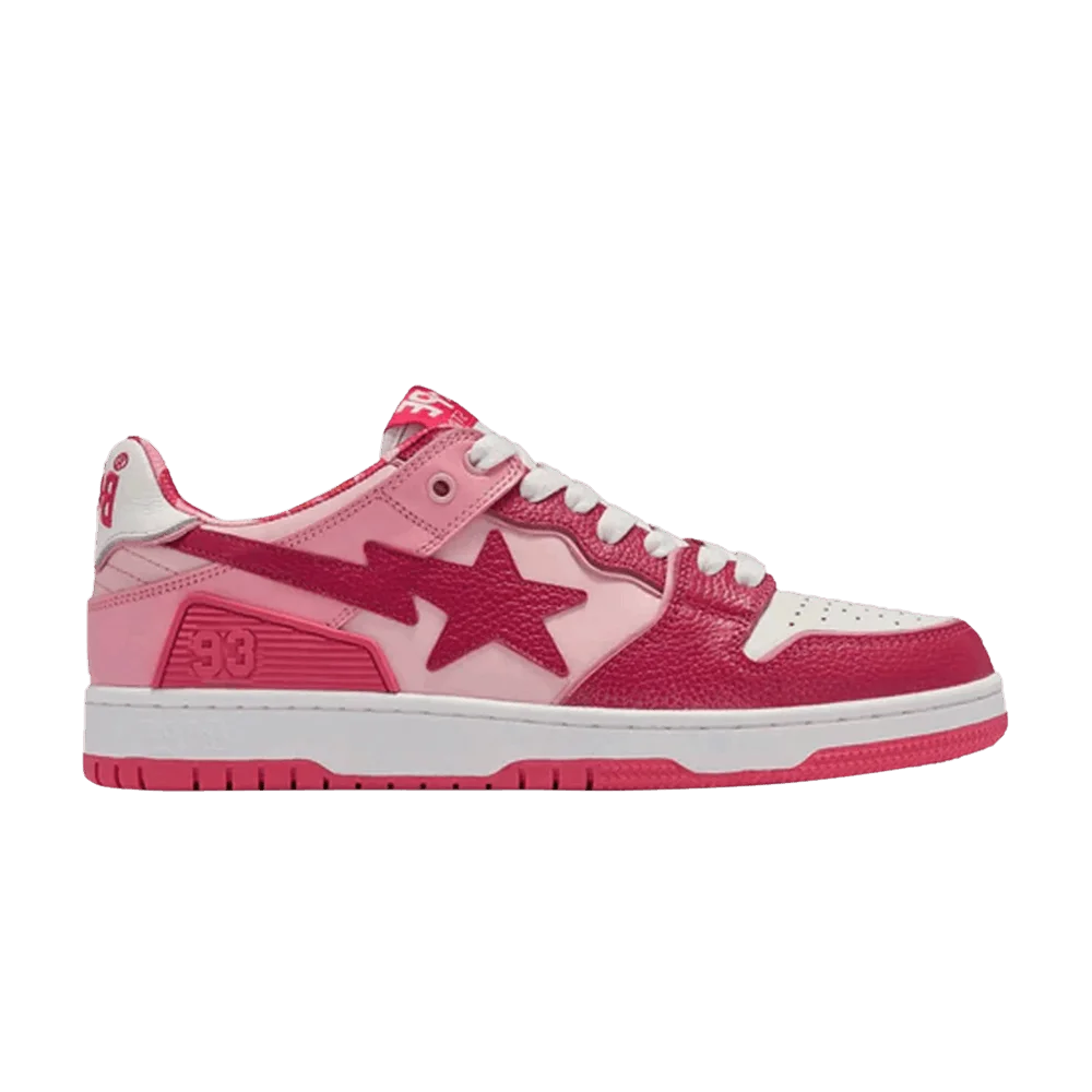 Кроссовки BAPE Wmns Sk8 Sta #2 'ABC Camo - Red'