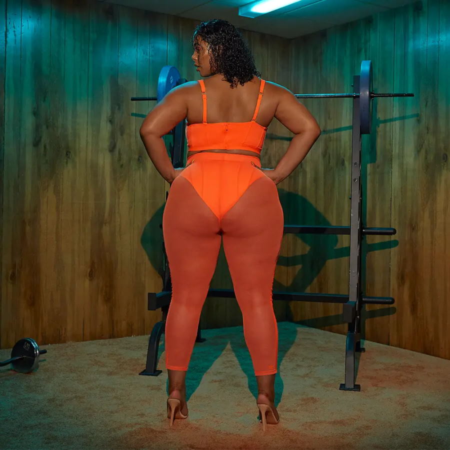 Леггинсы для плавания adidas Ivy Park Swim Leggings (Plus Size) Solar Orange