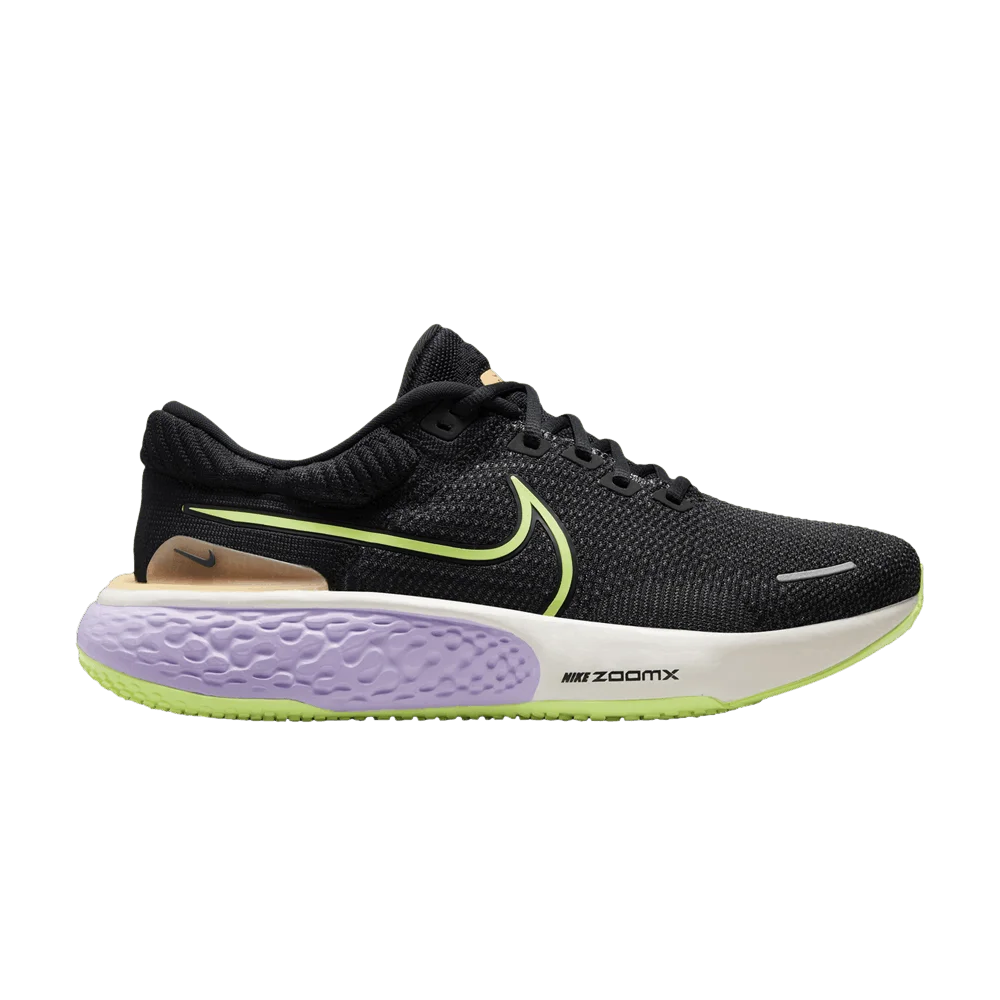 Кроссовки Nike ZoomX Invincible Run Flyknit 2 'Black Lilac Ghost Green'