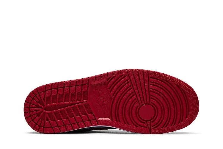 Кроссовки Air Jordan 1 Low 'Patent Varsity Red Black'