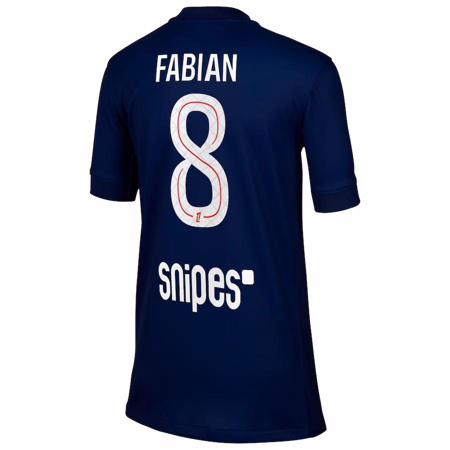 Детская Футбольная форма PSG Nike Home Stadium Shirt 2025-26 - Fabian 8