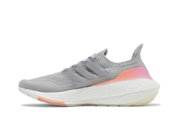Кроссовки Adidas Wmns UltraBoost 21 'Grey Screaming Orange'