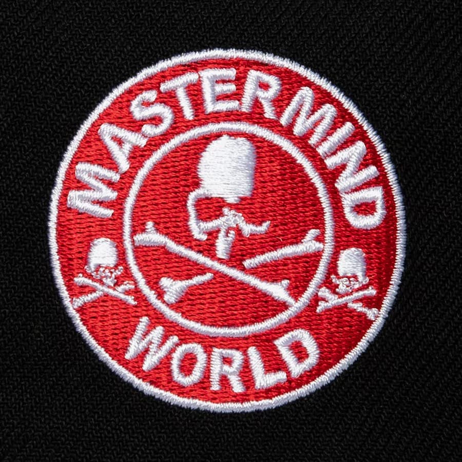Mitchell-Ness-Black-Red-Mastermind-Adjustable-Hat-3