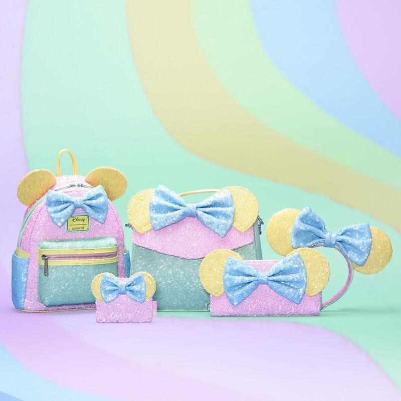Кошелёк Minnie Mouse Pastel Sequin Zip Around Wallet