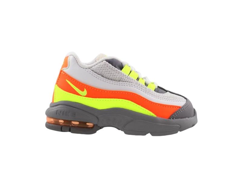 Кроссовки Nike Little Max 95 TD Grey Orange Volt