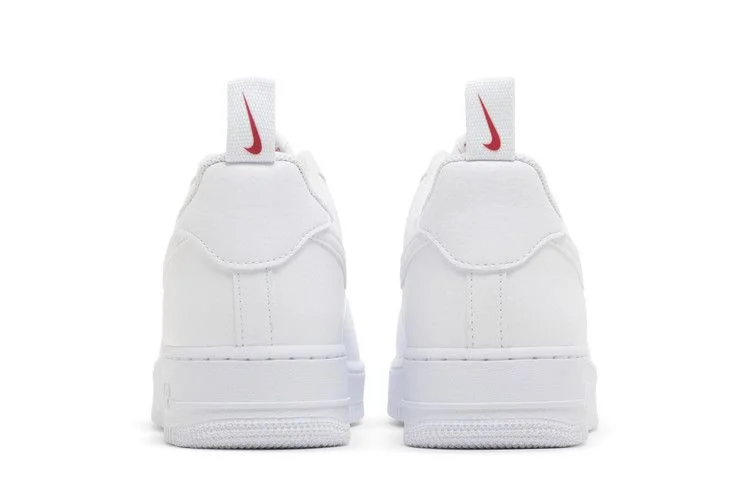 Кроссовки Nike Air Force 1 '07 'Red Mini Swoosh'