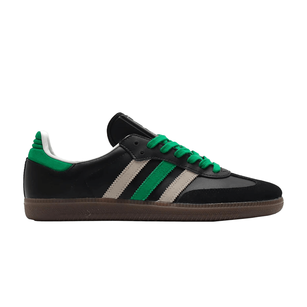 Кроссовки Adidas Samba 'Black Green Orange Mismatched Stripes'