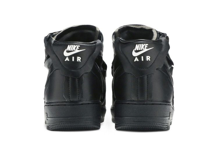 Кроссовки Comme des Garçons x Nike Air Force 1 Mid 'Triple Black'