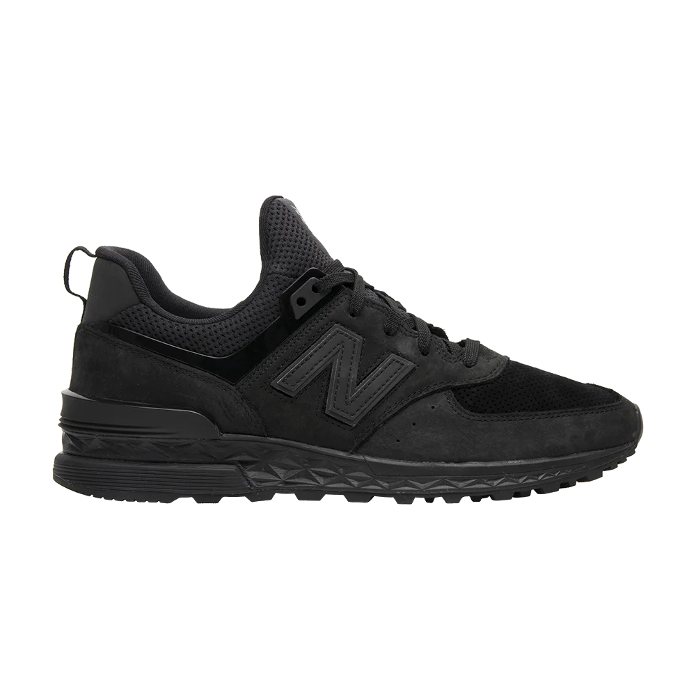 Krossovki-Ronnie-Fieg-x-Dover-Street-Market-x-New-Balance-574-Sport-Triple-Black-Special-Box