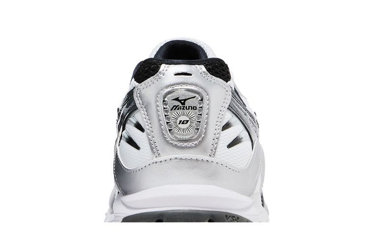 Кроссовки Mizuno Wave Rider 10 'White Silver Black'