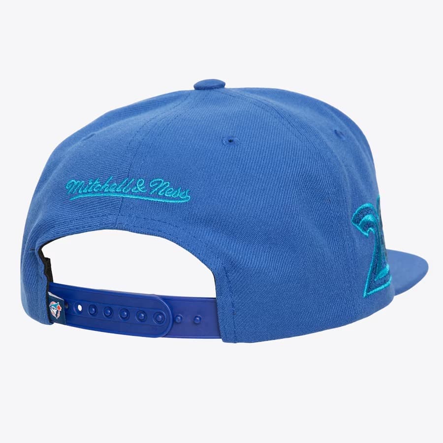 Бейсболка Mitchell & Ness Royal Toronto Blue Jays Cooperstown Collection Logo Eclipse OG Snapback Hat
