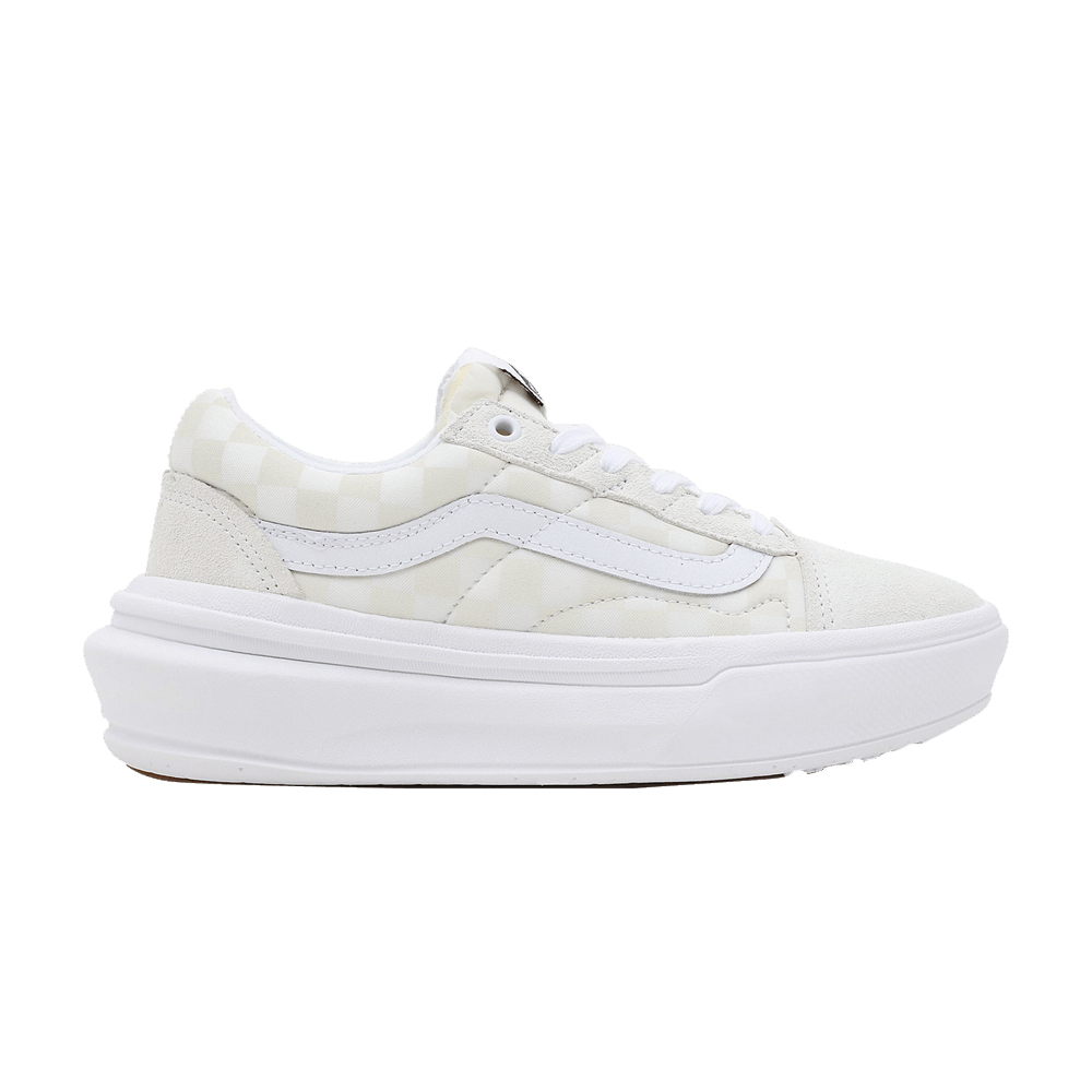 Кроссовки Vans Old Skool Overt ComfyCush 'Checkerboard - White'
