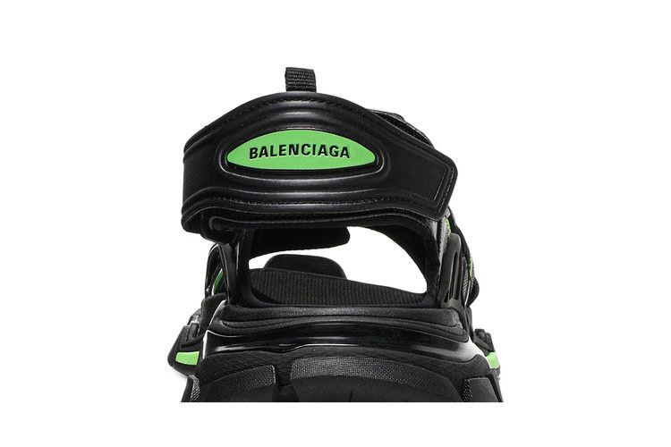 Сандалии Balenciaga Track Sandal 'Black Fluo Green'