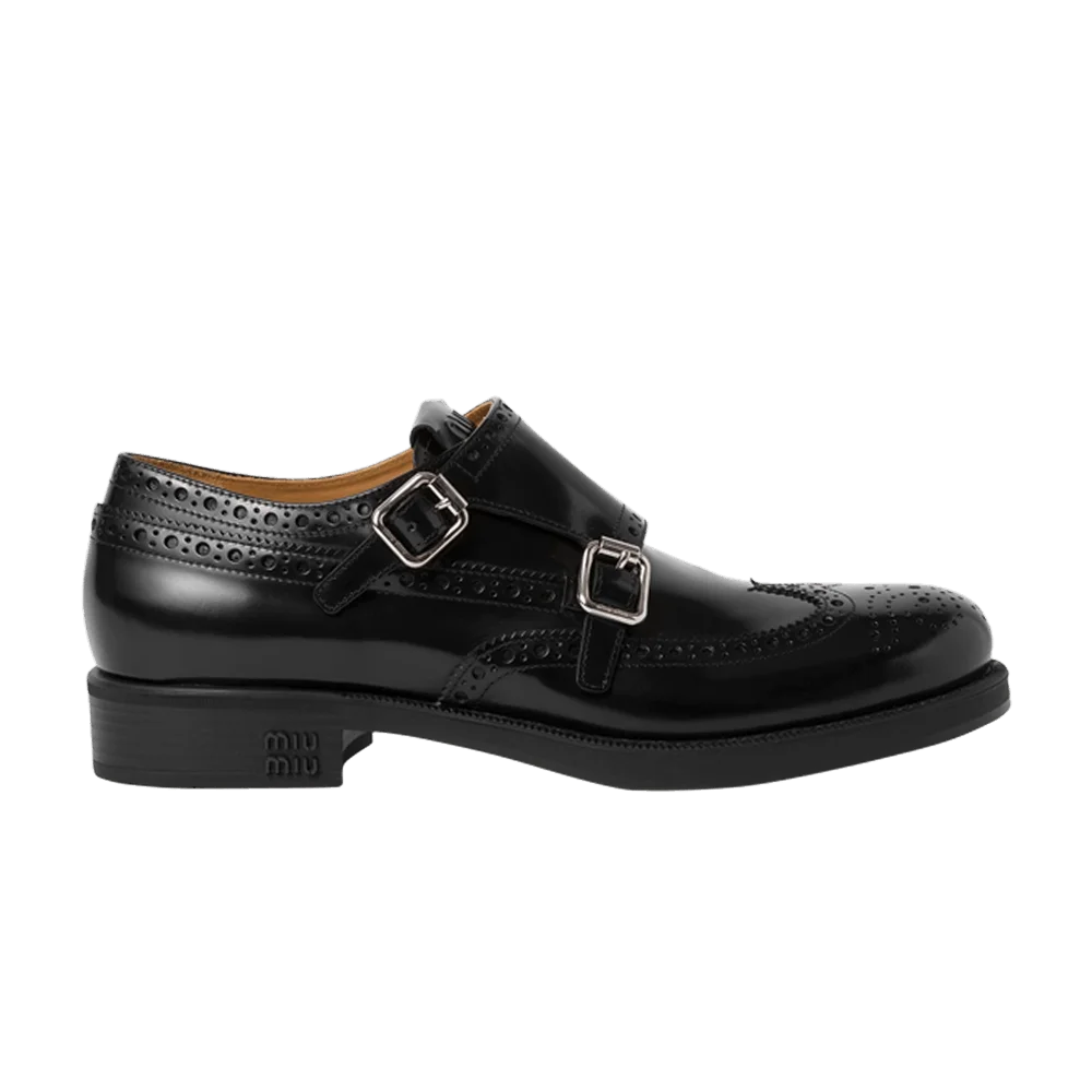 Кроссовки Church's x Miu Miu Wmns Double Monk Brogue 'Black'
