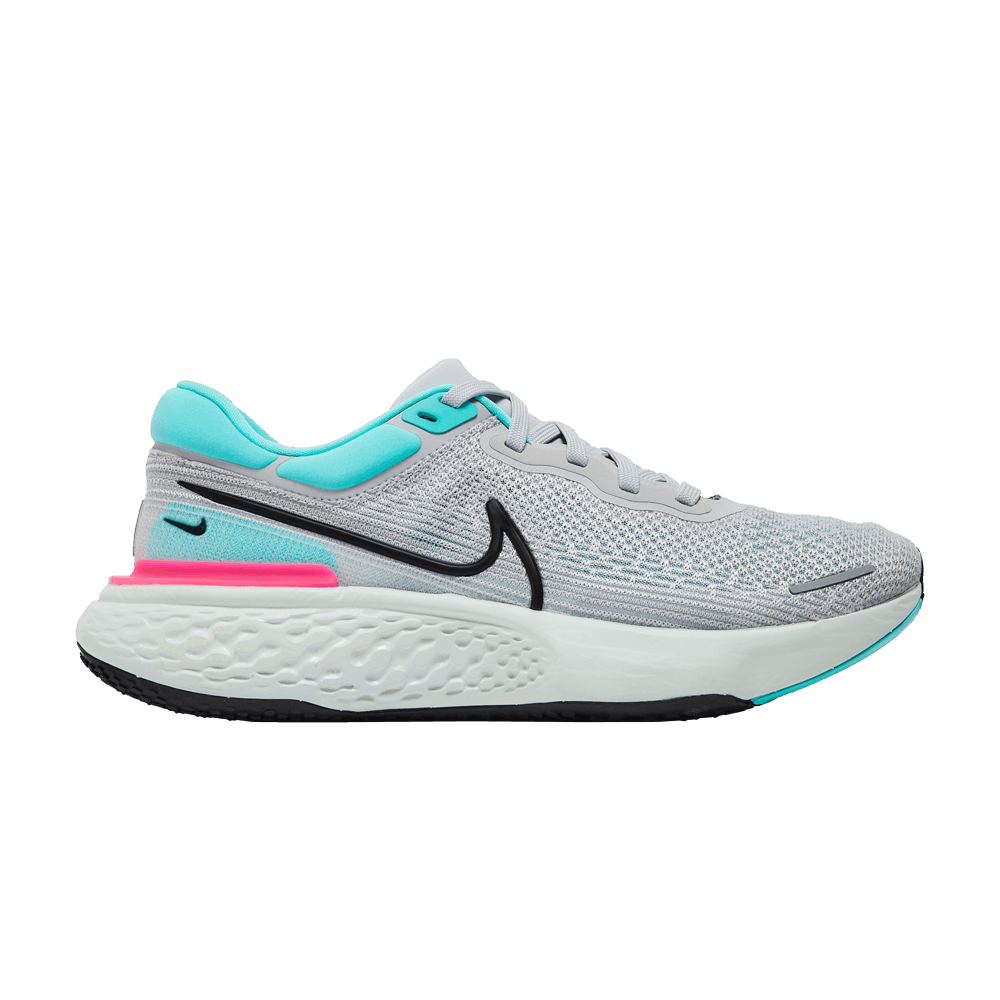Кроссовки Nike ZoomX Invincible Run Flyknit 'Grey Fog Dynamic Turquoise'