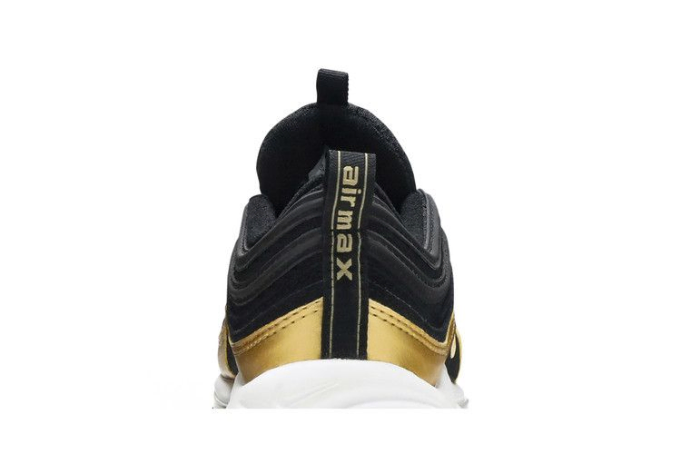 Кроссовки Nike Air Max 97 GS 'Black Metallic Gold'