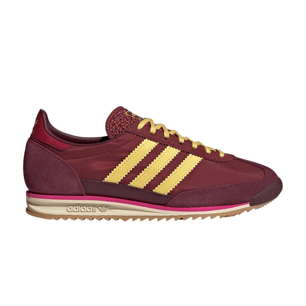 Кроссовки adidas Wmns SL 72 OG 'Maroon Yellow'