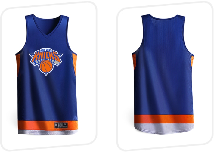 Баскетбольная форма 2019 BasketMan NY Knicks Navy Uniform
