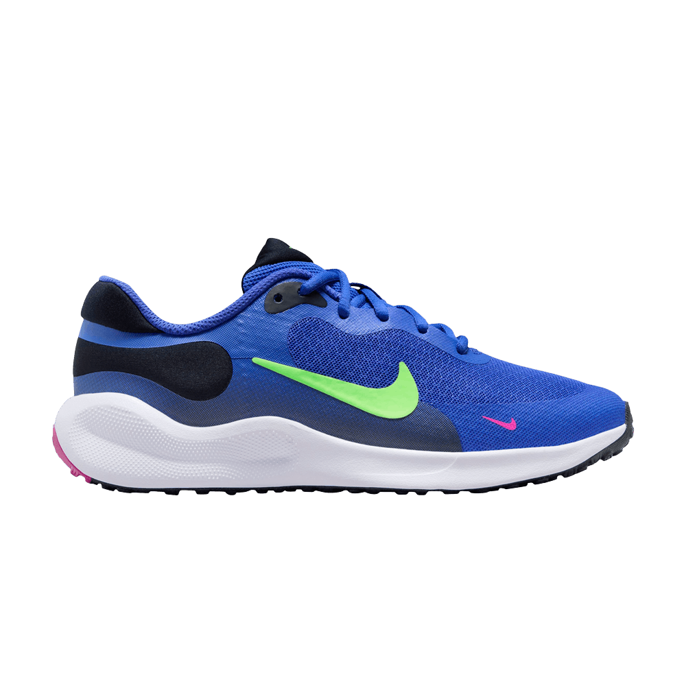 Кроссовки Nike Revolution 7 GS 'Ultramarine Lime Blast'