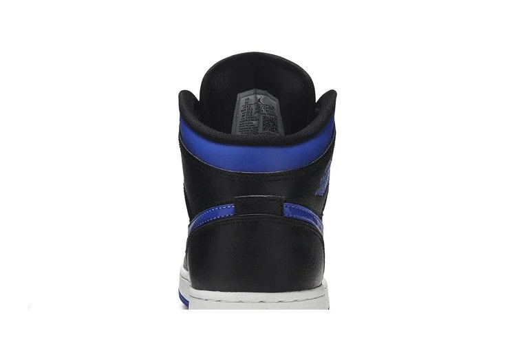 Кроссовки Air Jordan 1 Mid GS 'Black Hyper Royal'
