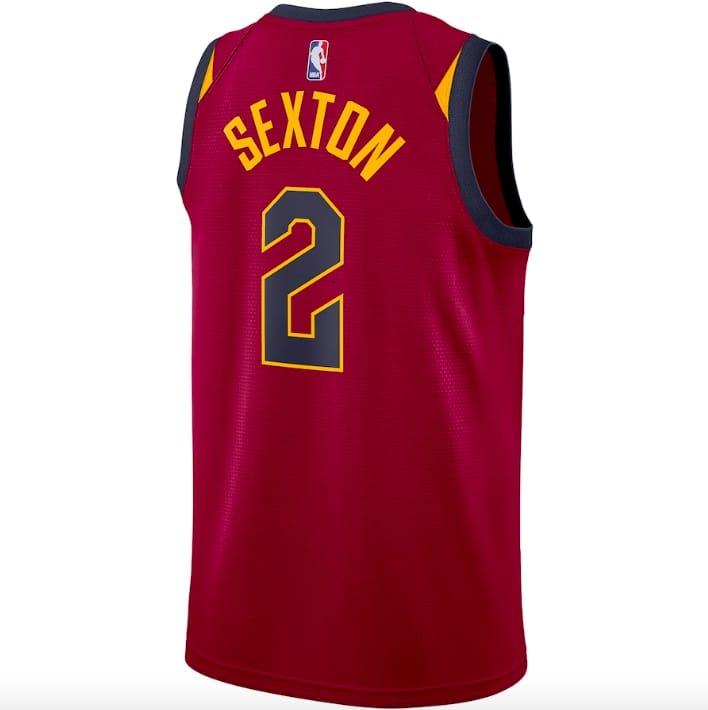 Cleveland-Cavaliers-2-Collin-Sexton-Nike-Icon-Wine-Jersey-3