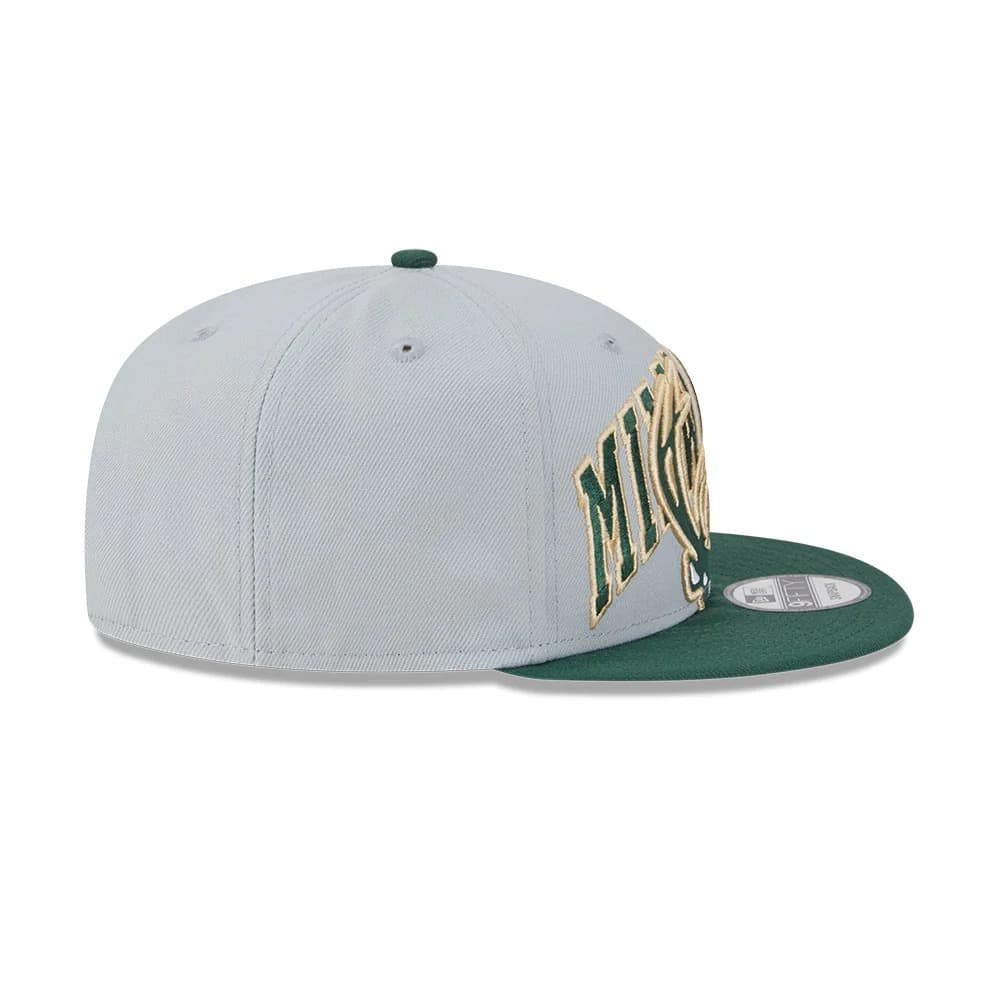 Бейсболка New Era Milwaukee Bucks 2024 Tip Off 9FIFTY NBA Snapback Hat
