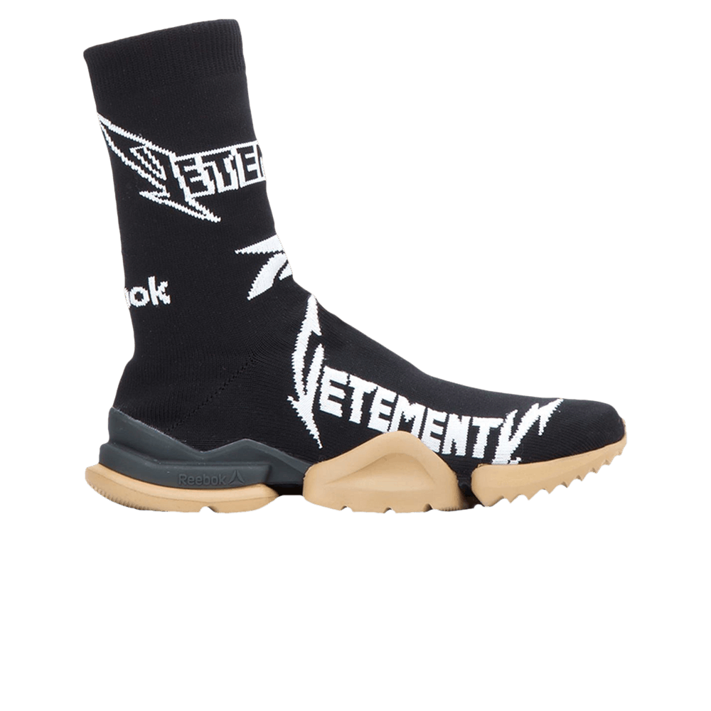 Vetements x Reebok Metal Sock Runner Boot '10th Anniversary - Black'