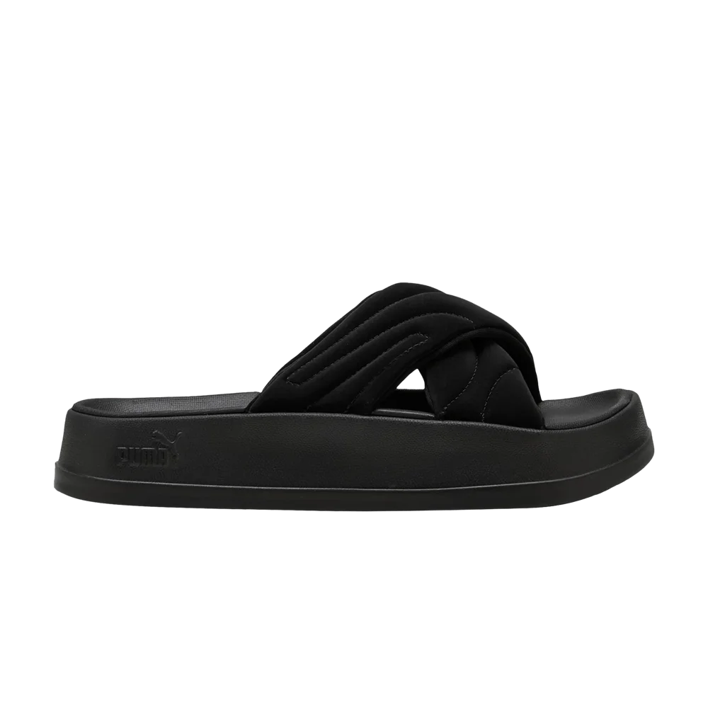 Puma Wmns Leadcat Platform Sandal 'Black Cool Dark Grey'