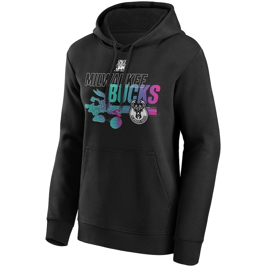 Худи Milwaukee Bucks Fanatics Branded Space Jam Baller Bugs Hoodie – Womens