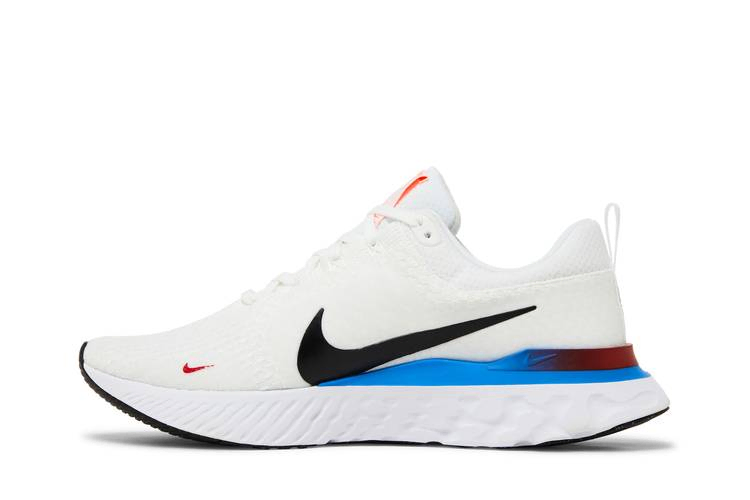 Кроссовки Nike React Infinity Run Flyknit 3 'White Photo Blue Red'