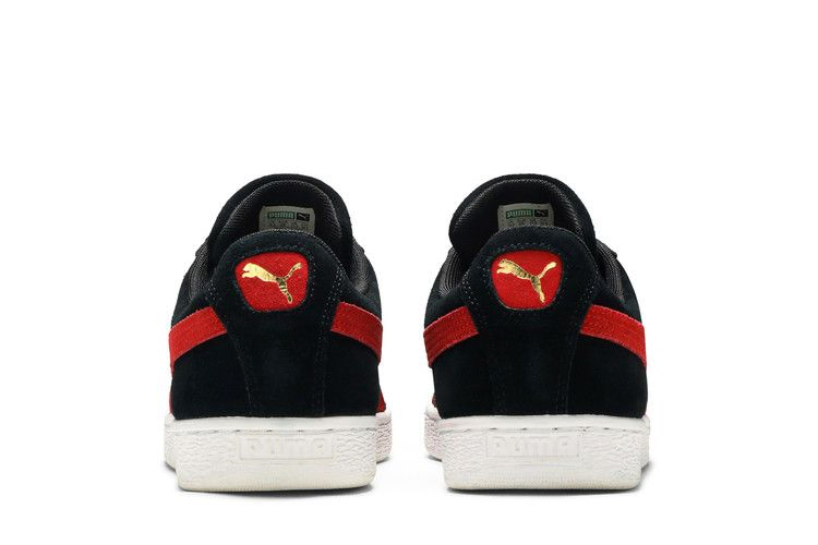 Кроссовки Puma Suede Classic 'Black Ribbon Red'