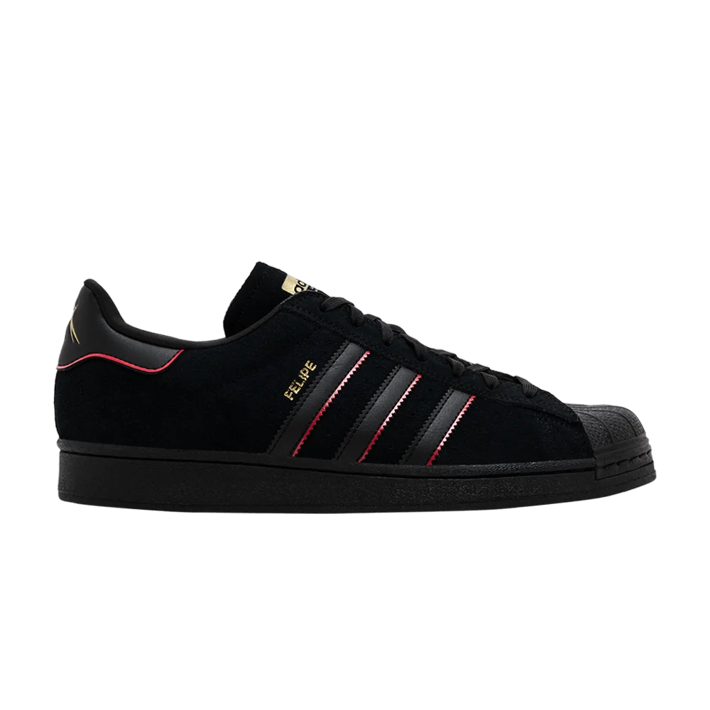 Кроссовки Felipe Gustavo x adidas Superstar ADV 'Black Scarlet'