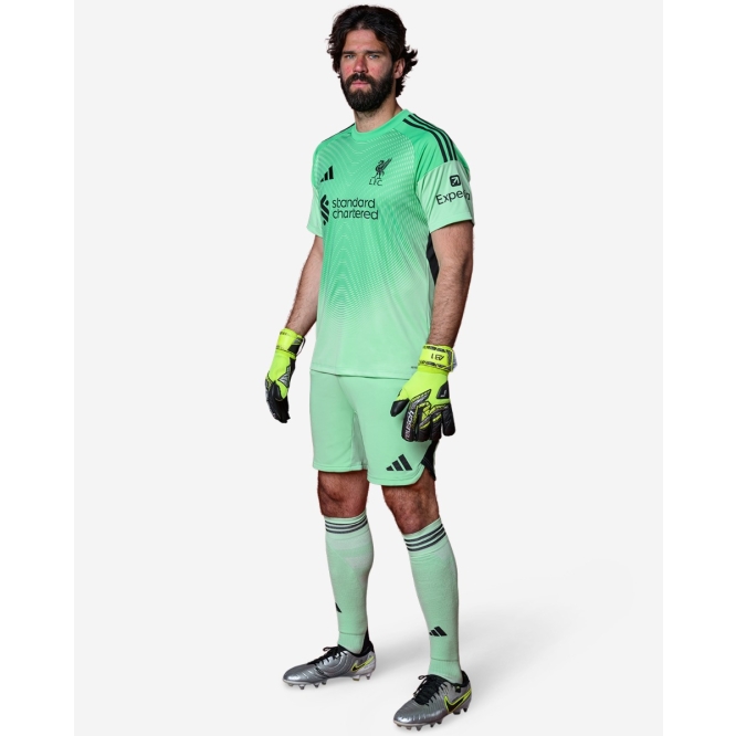 Вратарское джерси Liverpool FC adidas 25/26 Home Short Sleeve Goalkeeper Jersey