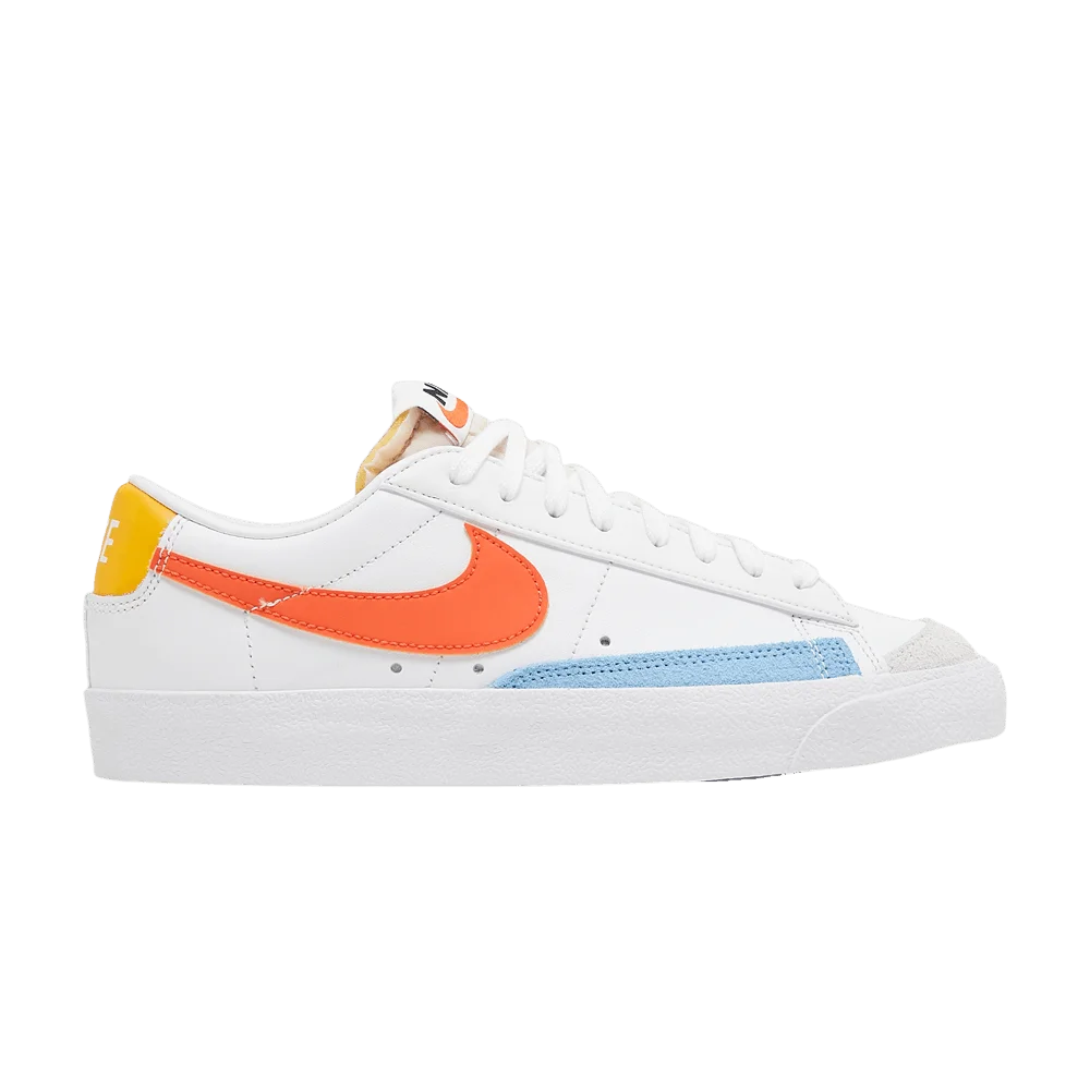 Krossovki-Nike-Wmns-Blazer-Low-77-White-Orange