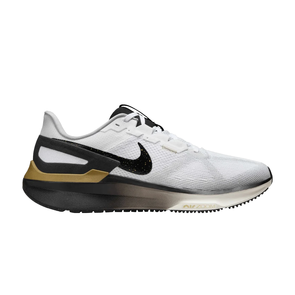 Кроссовки Nike Air Zoom Structure 25 'White Metallic Gold Black'