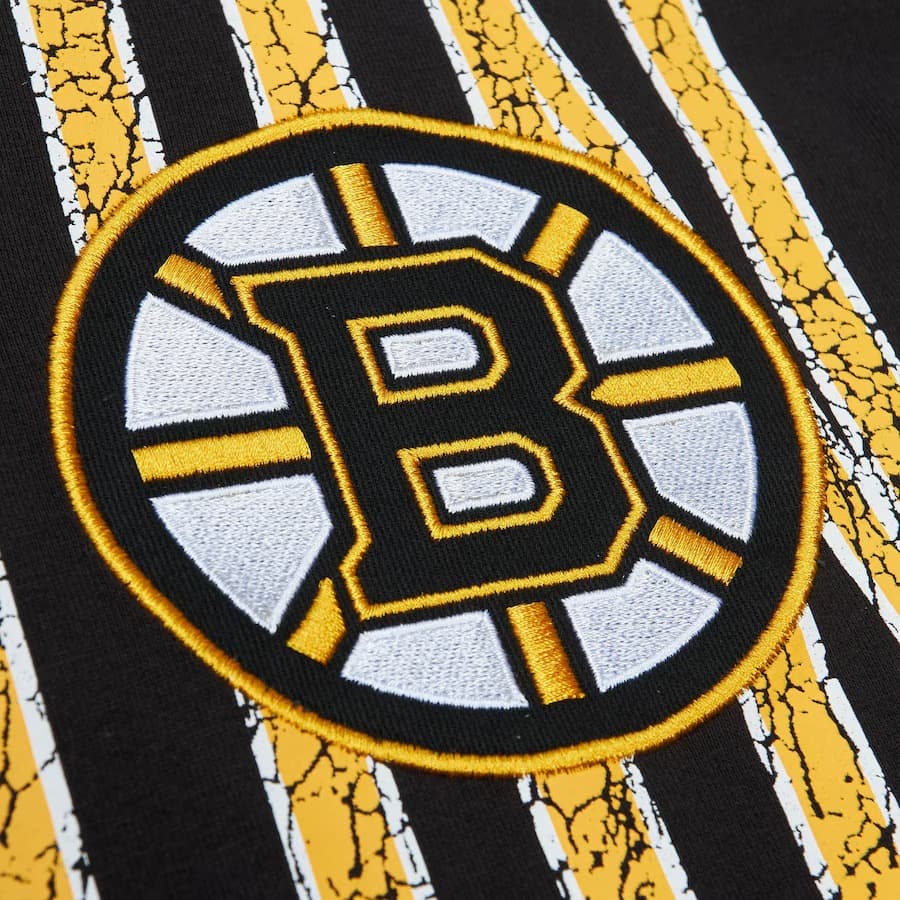 Футболка Mitchell & Ness Black Boston Bruins Team OG Premium T-Shirt