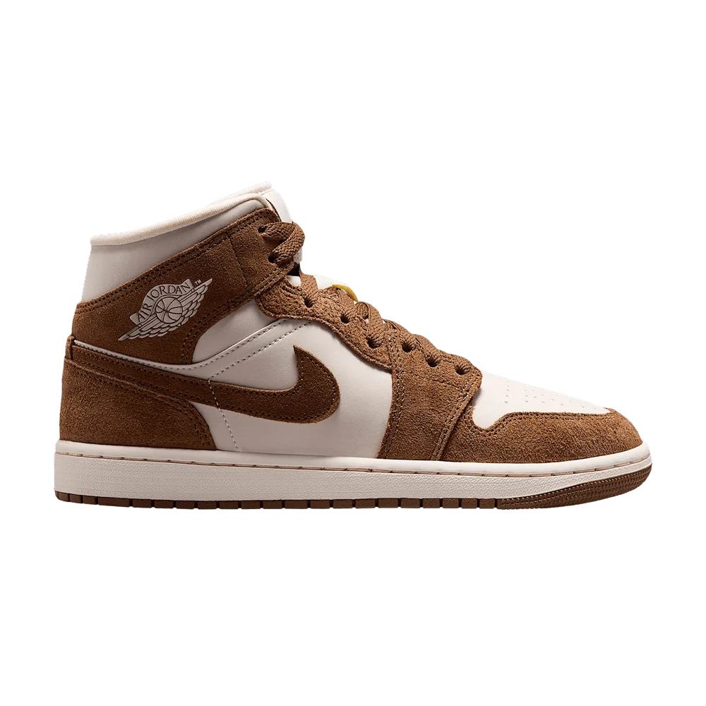 Krossovki-Wmns-Air-Jordan-1-Mid-Light-British-Tan-Chalk