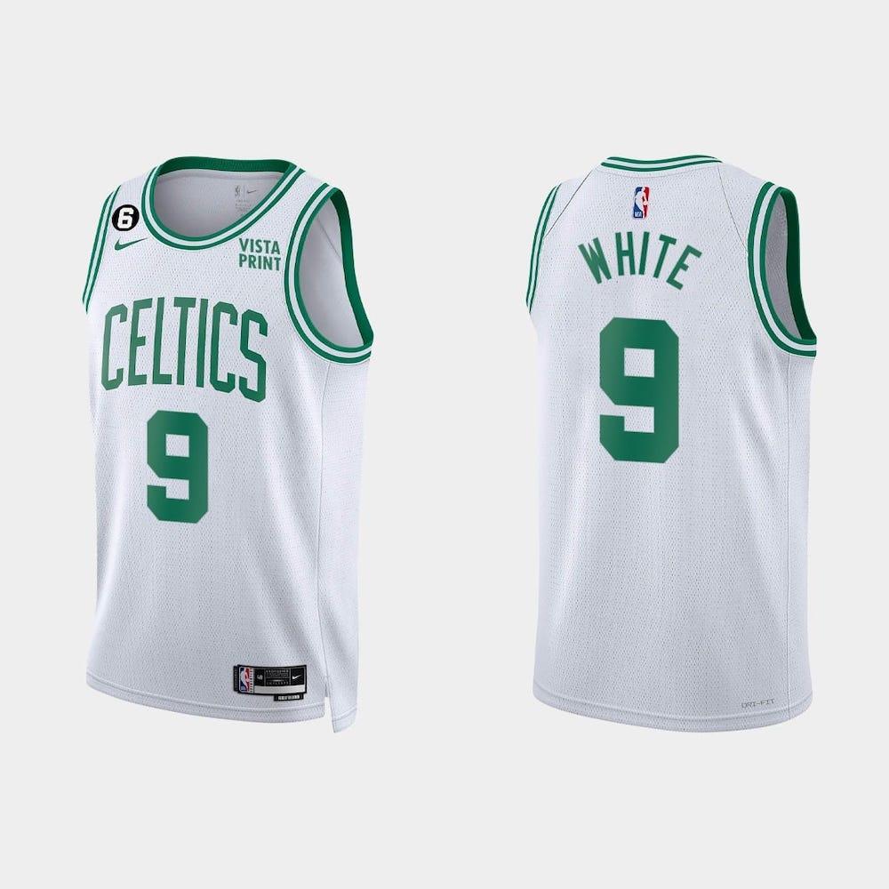 Баскетбольная джерси 2022-23 Boston Celtics #9 Derrick White Association White Jersey