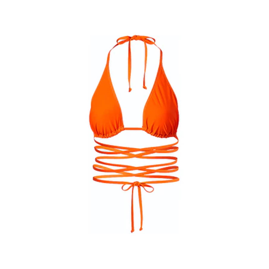 Спортивный купальник adidas Ivy Park Wrap Bikini Top Solar Orange