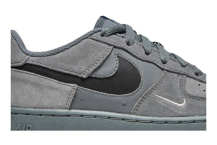 Кроссовки Nike Air Force 1 Low GS 'Cut Out Swoosh - Smoke Grey'