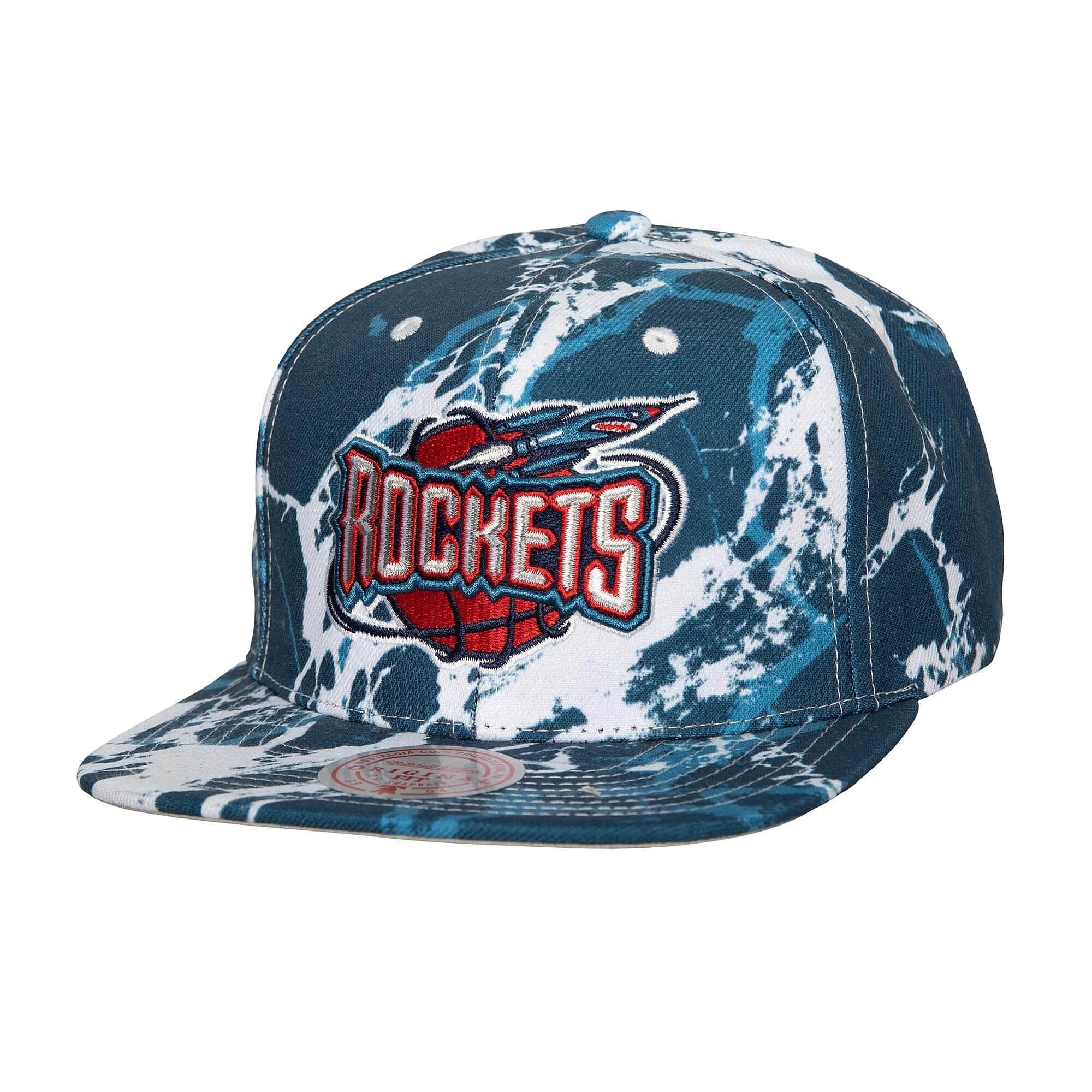 Mitchell-Ness-Down-For-All-Snapback-HWC-Houston-Rockets-Hat