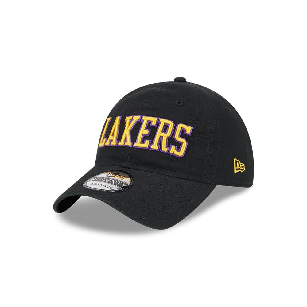 Бейсболка New Era Los Angeles Lakers 9TWENTY 2024 City Edition NBA Strapback Hat