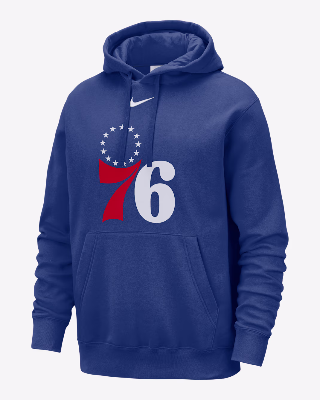 Мужское худи Nike NBA Philadelphia 76ers Club Rush Blue/White