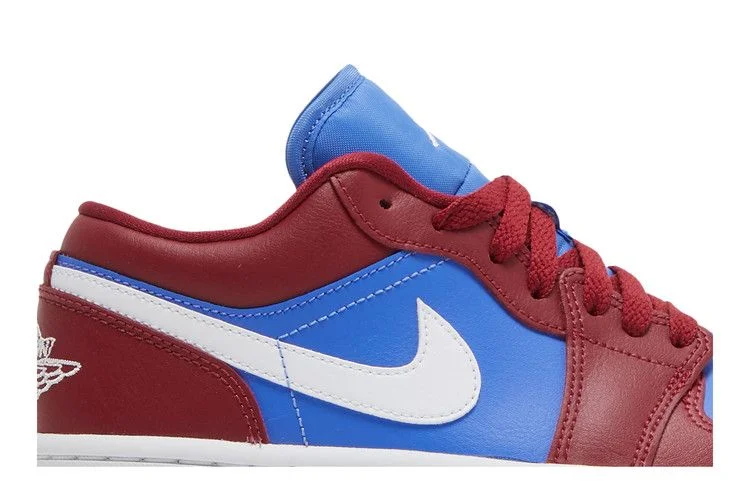 Кроссовки Wmns Air Jordan 1 Low 'Deep Red Blue'