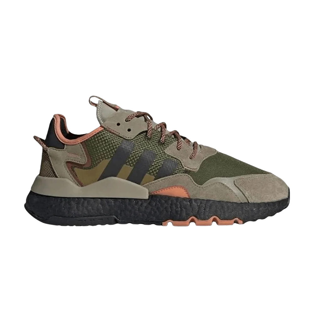 Krossovki-adidas-Nite-Jogger-Brown-Dark-Green