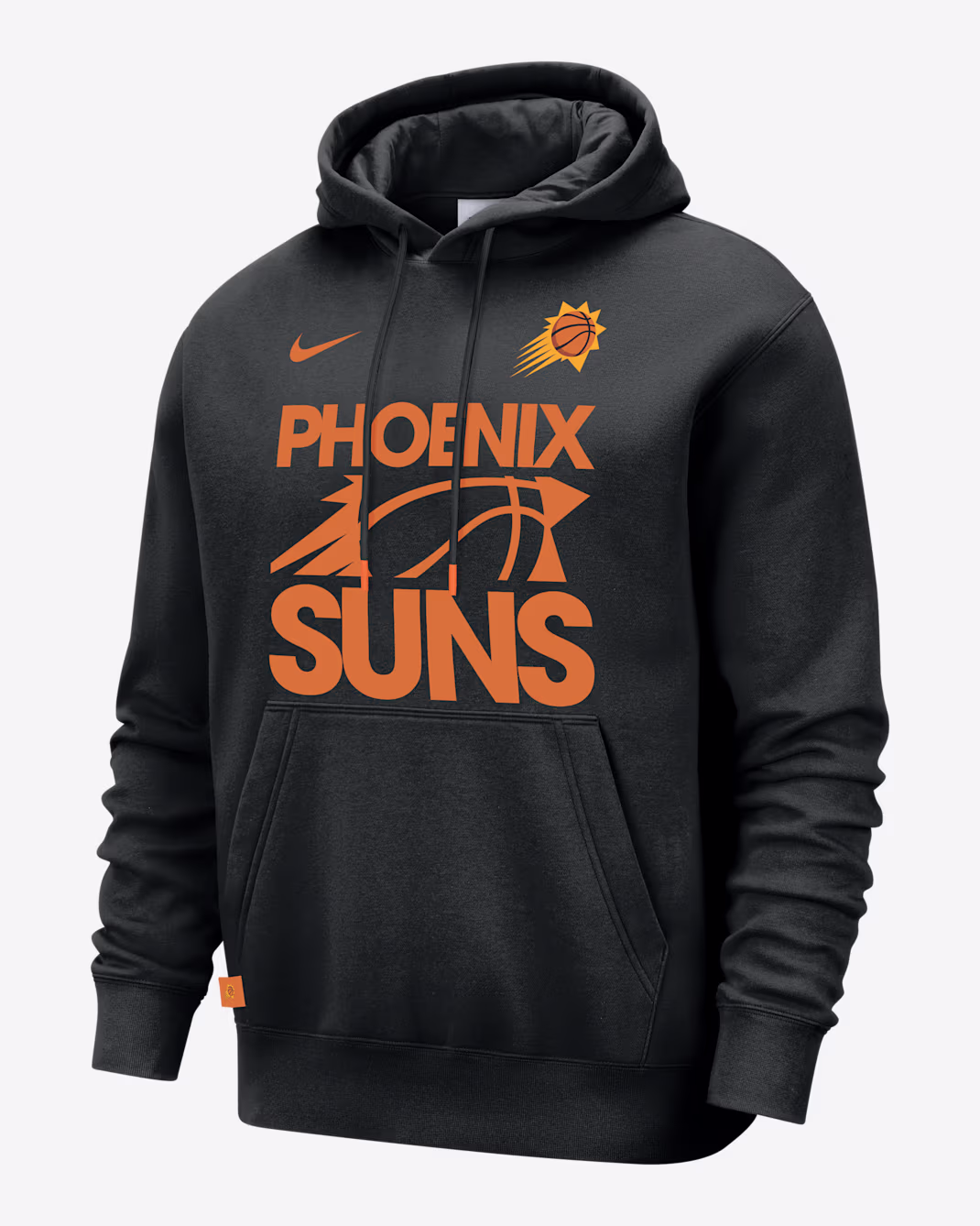 Мужское худи Nike NBA Phoenix Suns Black/Clay Orange