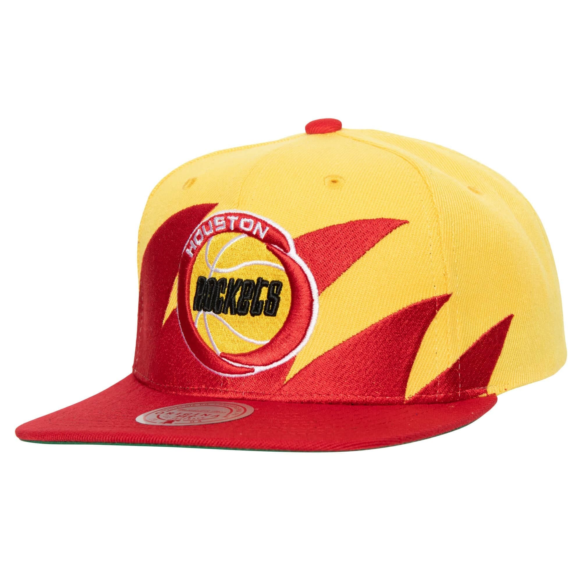 Mitchell-Ness-Sharktooth-Snapback-HWC-Houston-Rockets-Hat