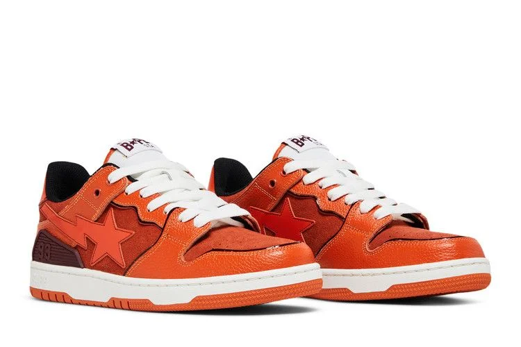 Krossovki-BAPE-Sk8-Sta-2-M1-Orange-7