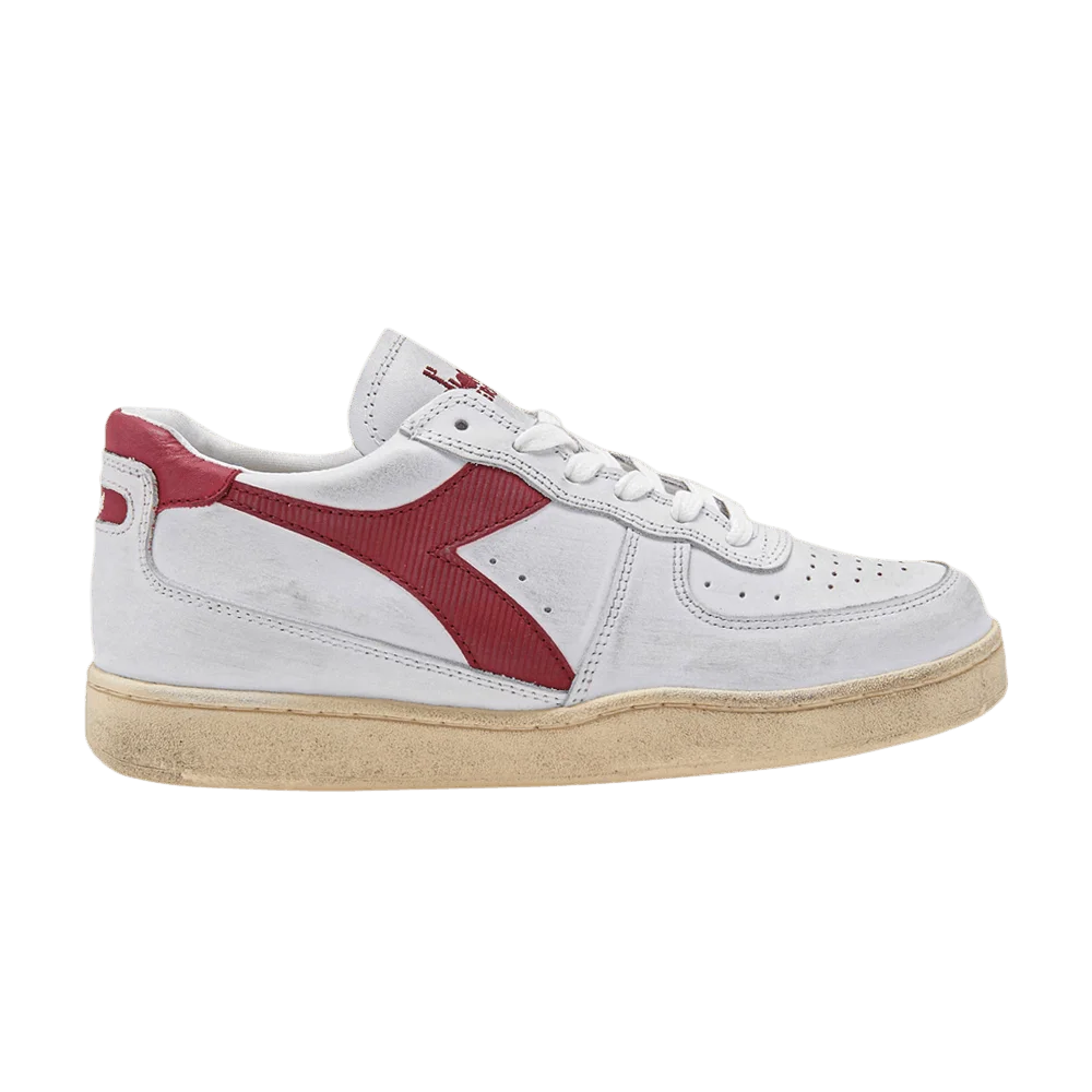 Кроссовки Diadora Mi Basket Low Used 'White Garnet'