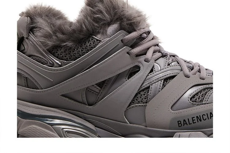 Кроссовки Balenciaga Track Sneaker 'Fake Fur - Grey'